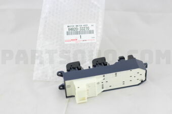 Toyota 8482033270 MASTER SWITCH ASSY, POWER WINDOW REGULATOR