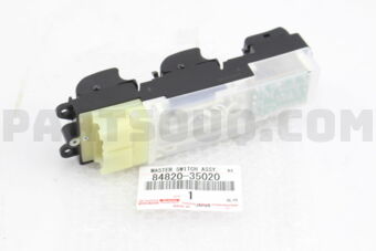 Toyota 8482035020 MASTER SWITCH ASSY, POWER WINDOW REGULATOR