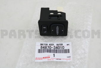 Toyota 8487034010 SWITCH ASSY, OUTER MIRROR