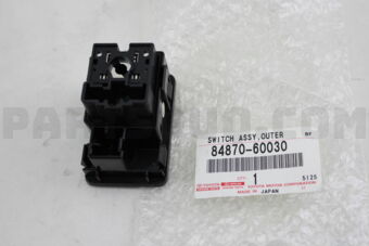 Toyota 8487060030 SWITCH ASSY, OUTER MIRROR