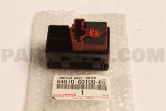 Toyota 8487060100E0 SWITCH ASSY, OUTER MIRROR