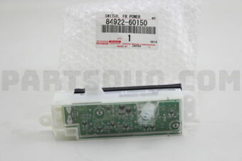 Toyota 8492260150 SWITCH, FRONT POWER SEAT