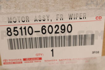 Toyota 8511060290 MOTOR ASSY, WINDSHIELD WIPER