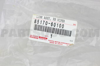 Toyota 8517060100 LINK ASSY, REAR WIPER