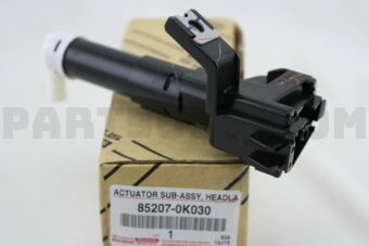 Toyota 852070K030 ACTUATOR SUB-ASSY, HEADLAMP WASHER, RH