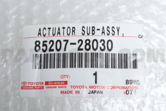 Toyota 8520728030 ACTUATOR SUB-ASSY, HEADLAMP WASHER, RH