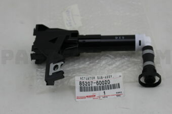 Toyota 8520760020 ACTUATOR SUB-ASSY, HEADLAMP WASHER, RH