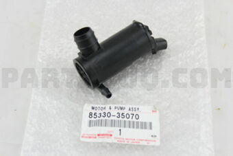 Toyota 8533035070 MOTOR AND PUMP ASSY, WINDSHIELD WASHER