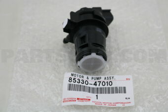 Toyota 8533047010 MOTOR AND PUMP ASSY, WINDSHIELD WASHER