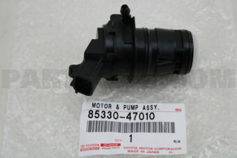 Toyota 8533047010 MOTOR AND PUMP ASSY, WINDSHIELD WASHER