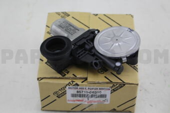 Toyota 857100K010 MOTOR ASSY, POWER WINDOW REGULATOR, RH/LH
