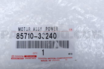 Toyota 8571033240 MOTOR ASSY, POWER