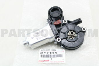 Toyota 8571042070 MOTOR ASSY, POWER WINDOW REGULATOR, RH/LH