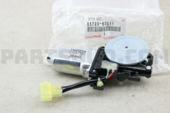 Toyota 8572060011 MOTOR ASSY, POWER WINDOW REGULATOR, FRONT LH