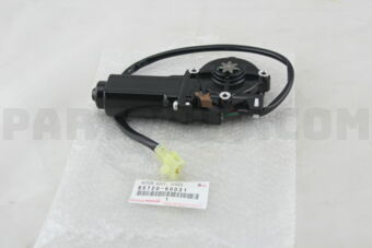 Toyota 8572060031 MOTOR ASSY, POWER WINDOW REGULATOR, FRONT LH