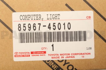 Toyota 8596745010 COMPUTER SUB-ASSY, HEADLAMP LIGHT CONTROL, RH/LH