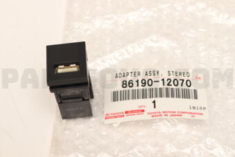 Toyota 8619012070 ADAPTER ASSY, STEREO