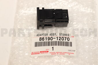 Toyota 8619012070 ADAPTER ASSY, STEREO