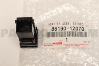 Toyota 8619012070 ADAPTER ASSY, STEREO