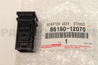 Toyota 8619012070 ADAPTER ASSY, STEREO
