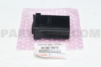 Toyota 8619078010 ADAPTER ASSY, STEREO