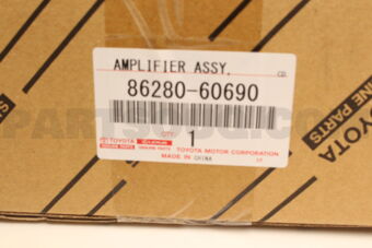 Toyota 8628060690 AMPLIFIER ASSY