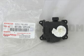 Toyota 8710607120 DAMPER SERVO SUB-ASSY, AIR CONDITIONER RADIATOR, NO.1