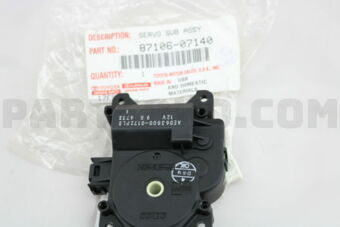 Toyota 8710607140 DAMPER SERVO SUB-ASSY, BLOWER, NO.1