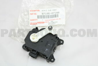 Toyota 8710607140 DAMPER SERVO SUB-ASSY, BLOWER, NO.1
