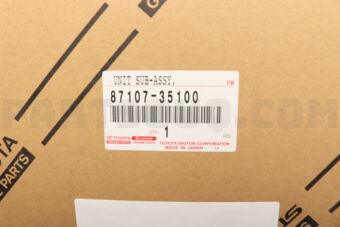 Toyota 8710735100 UNIT SUB-ASSY, HEATER RADIATOR
