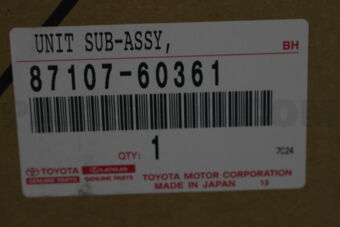 Toyota 8710760361 UNIT SUB-ASSY, HEATER RADIATOR