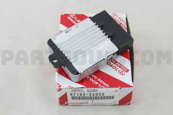 Toyota 8716522050 CONTROL, BLOWER MOTOR