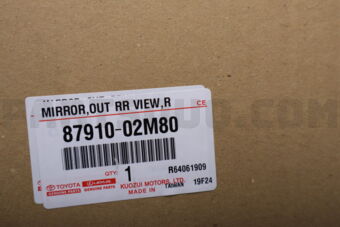 Toyota 8791002M80 MIRROR ASSY OUTER R