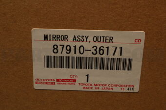 Toyota 8791036171 MIRROR ASSY, OUTER
