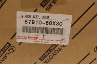 Toyota 8791060X30 MIRROR ASSY OUTER