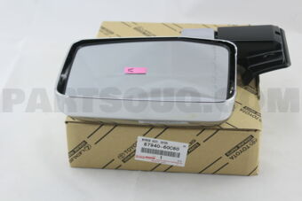 Toyota 8794060C60 MIRROR ASSY, OUTER REAR VIEW, LH