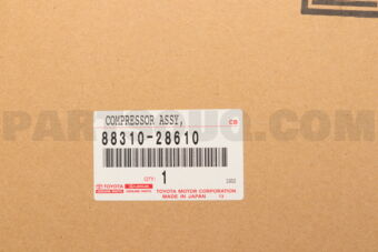 Toyota 8831028610 COMPRESSOR ASSY, W/PULLEY