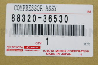 Toyota 8832036530 COMPRESSOR ASSY, COOLER