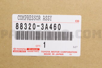Toyota 883203A460 COMPRESSOR ASSY, COOLER