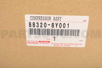 Toyota 883208Y001 COMPRESSOR ASSY, COOLER