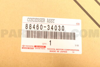 Toyota 8846034030 CONDENSER ASSY, COOLER