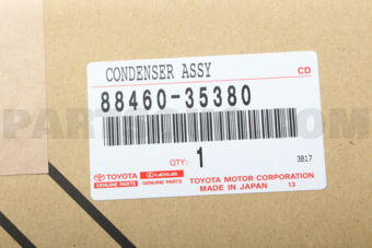 Toyota 8846035380 CONDENSER ASSY, COOLER