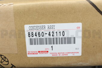 Toyota 8846042110 CONDENSER ASSY, COOLER