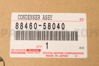 Toyota 8846058040 CONDENSER ASSY