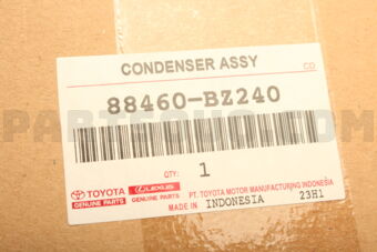 Toyota 88460BZ240 CONDENSER ASSY