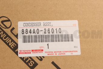 Toyota 884A026010 CONDENSER ASSY