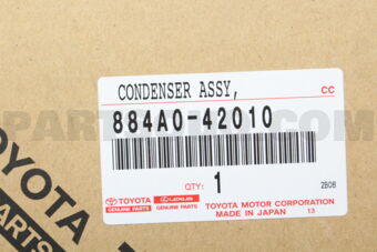 Toyota 884A042010 CONDENSER ASSY