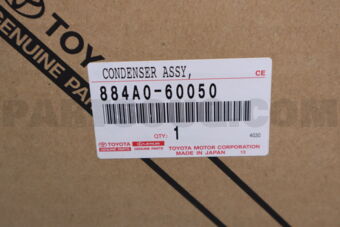 Toyota 884A060050 CONDENSER ASSY