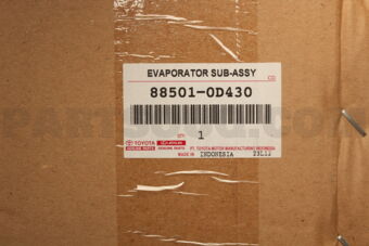 Toyota 885010D430 EVAPORATOR SUB-ASSY