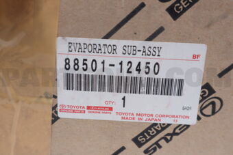 Toyota 8850112450 EVAPORATOR SUB-ASSY, COOLER, NO.1